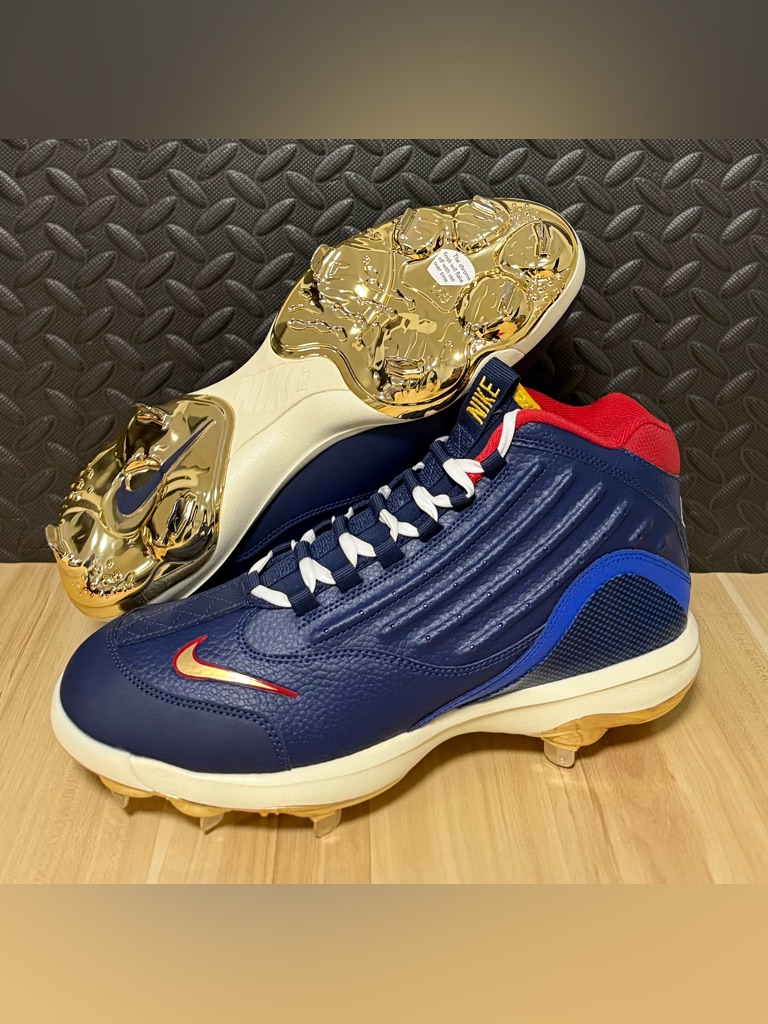 Unreleased Nike Air Griffey 2 Hank Aaron Pe Baseball Cleats Ib5332-400 Men Sizes